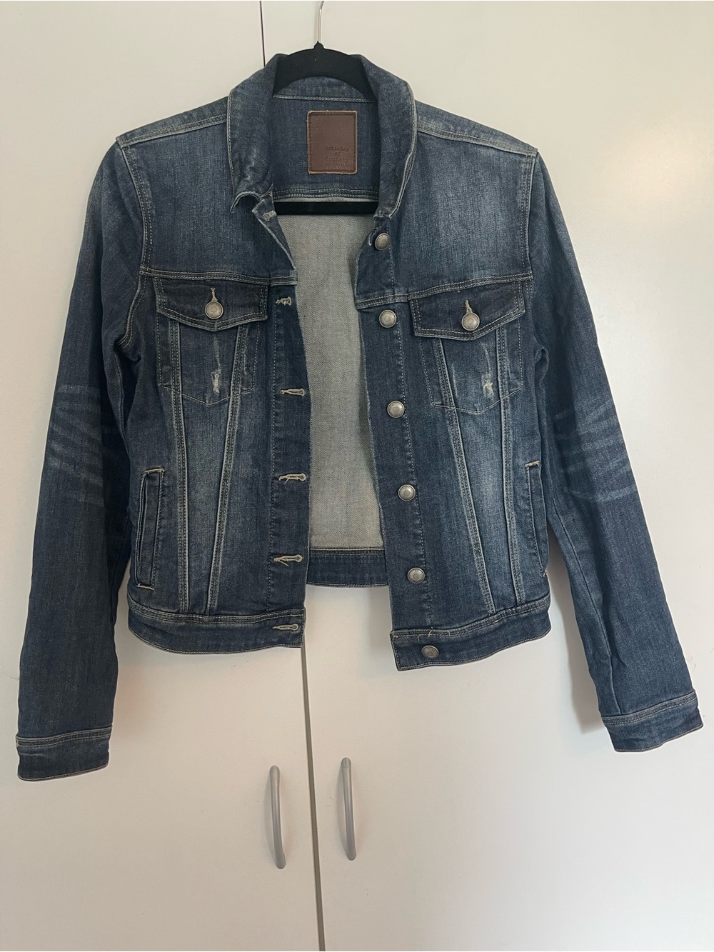 Articles Of Society Vintage Wash Blue Denim Jacket